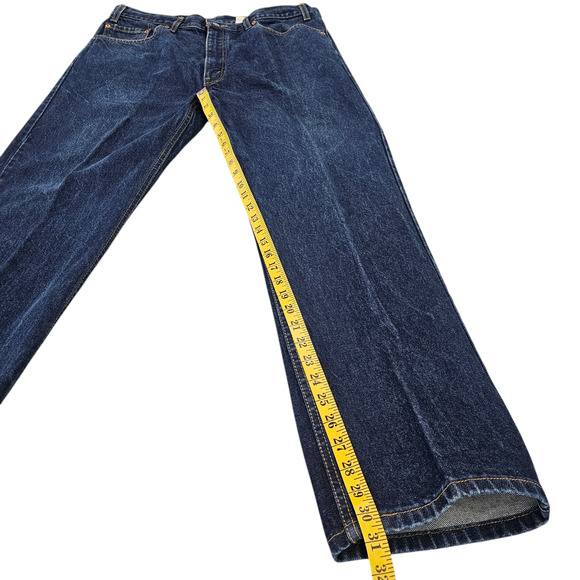Vintage Levi's 505 Jeans Men's Size 38 x 30 Y2K Straight Leg Regular Fit - Picture 13 of 14